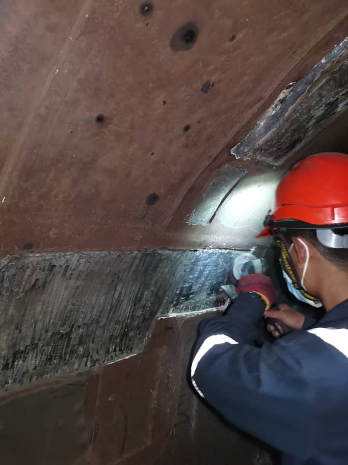 Rubber Lining & Seawater Pipeline Maintenance – TNB Port Dickson